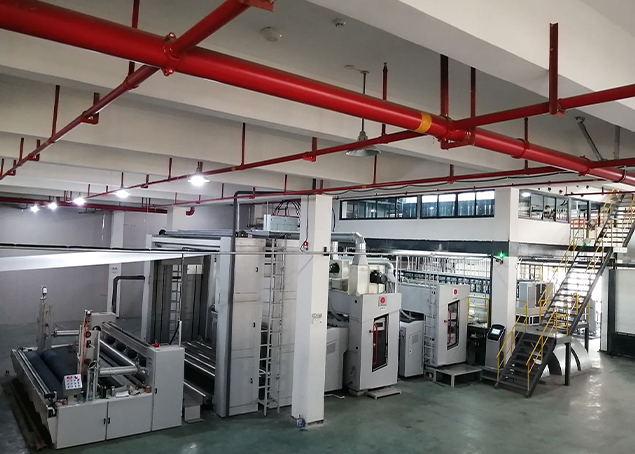 高强聚酯纺粘长丝胎基布生产线（在线）