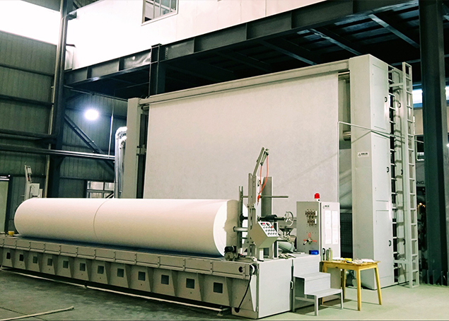 聚酯纺粘长丝土工布针刺生产线